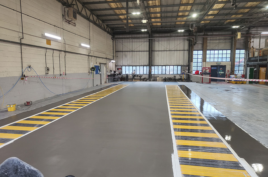 Lorry Service Depot Flooring Three